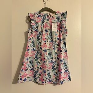 Crewcuts Floral Kids Dress in Pink, Blue, and Green